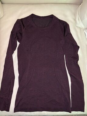 lululemon athletica Long-Sleeve Swiftly Tech in maroon